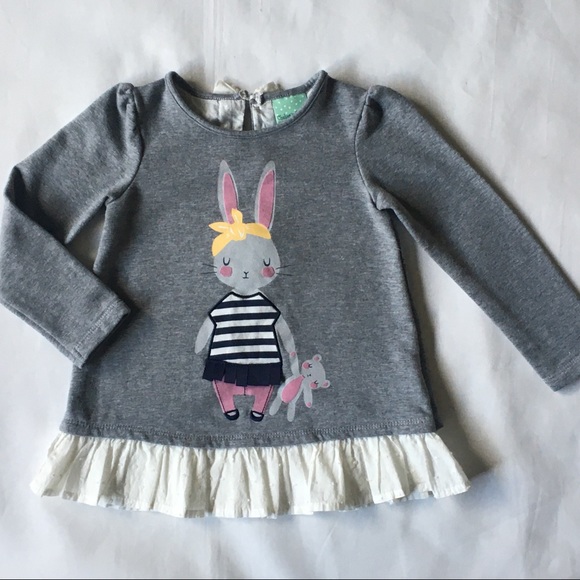 My First Easter Bunny Black Bodysuit Pink Bling Sequins Girl Baby Dress NB-18M